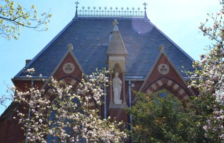Sage Chapel in the spring
